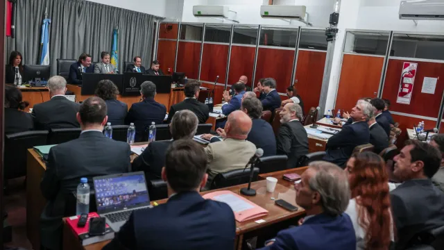  Vista del nuevo juicio para esclarecer circunstancias de la muerte de Maradona. Foto: Reuters