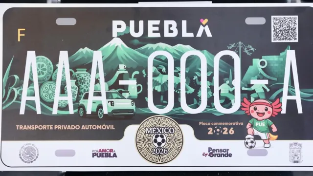 Habrá 40 mil pacas conmemorativas del Mundial 2026 en Puebla. Foto: Gobierno de Puebla