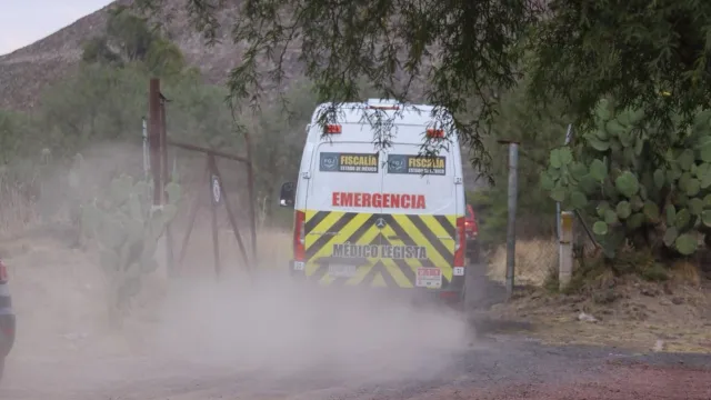 Ambulancias en la zona arqueológica de Teotihuacán. Foto: Cuartoscuro