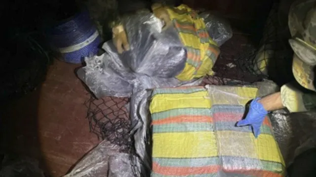 Aseguramiento de droga en el Pacífico. Foto: X @GabSeguridadMX