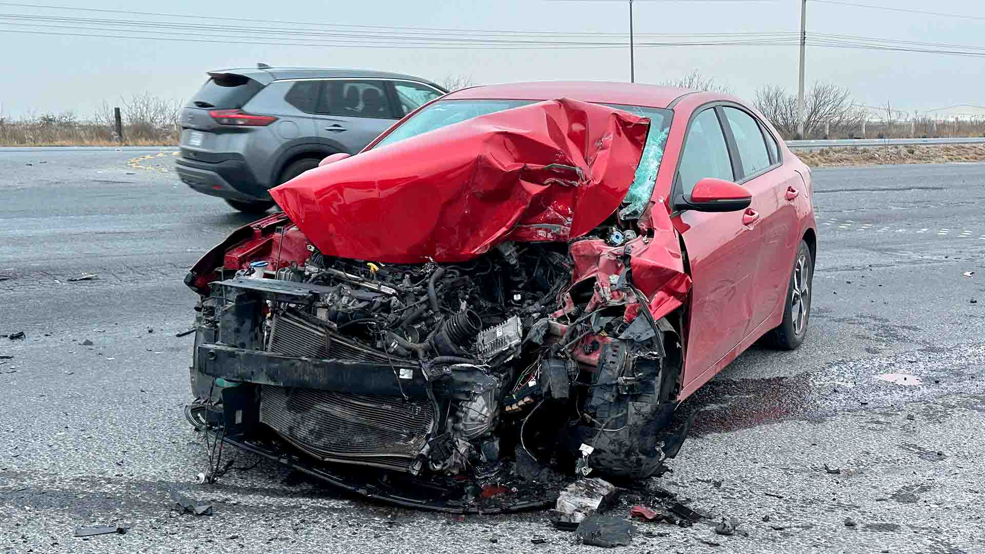 Aparatoso Accidente en Libramiento de Ramos Arizpe Deja un Lesionado | N+