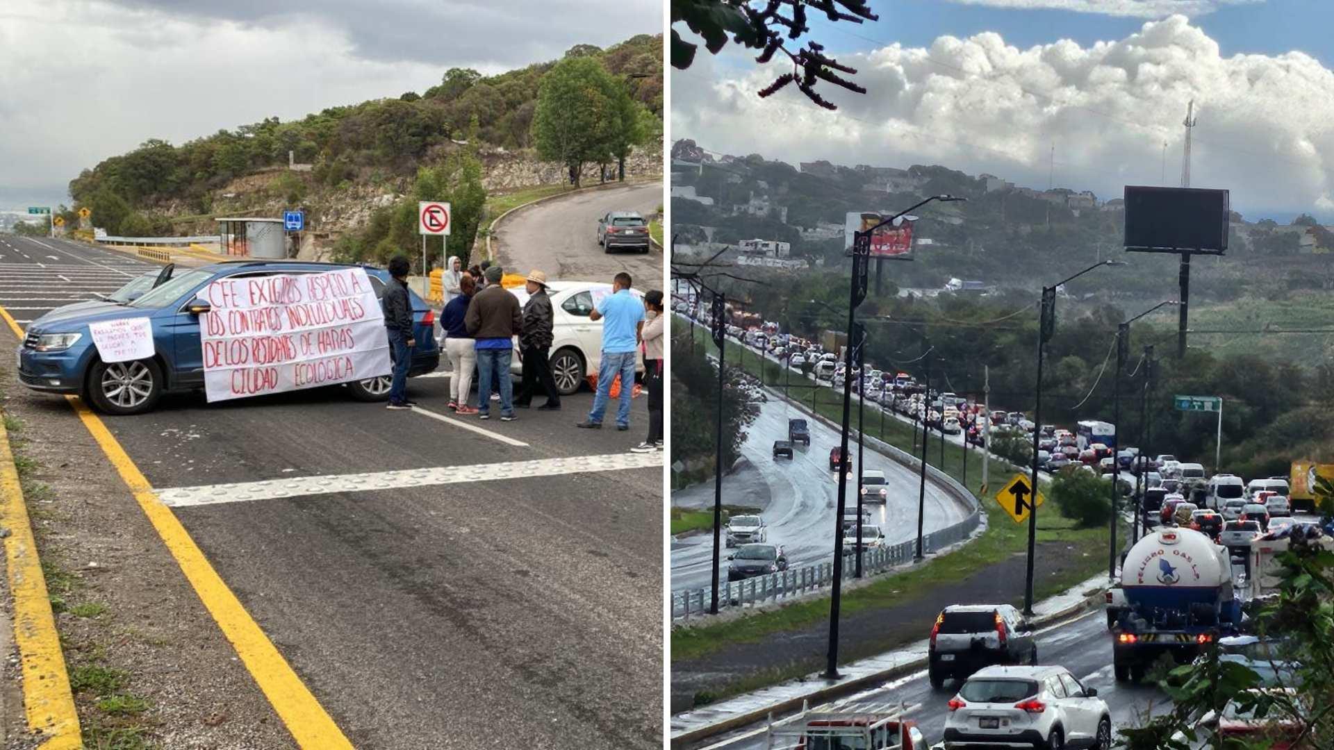 Caos Vial en Periférico Ecológico por Cierre de Manifestantes