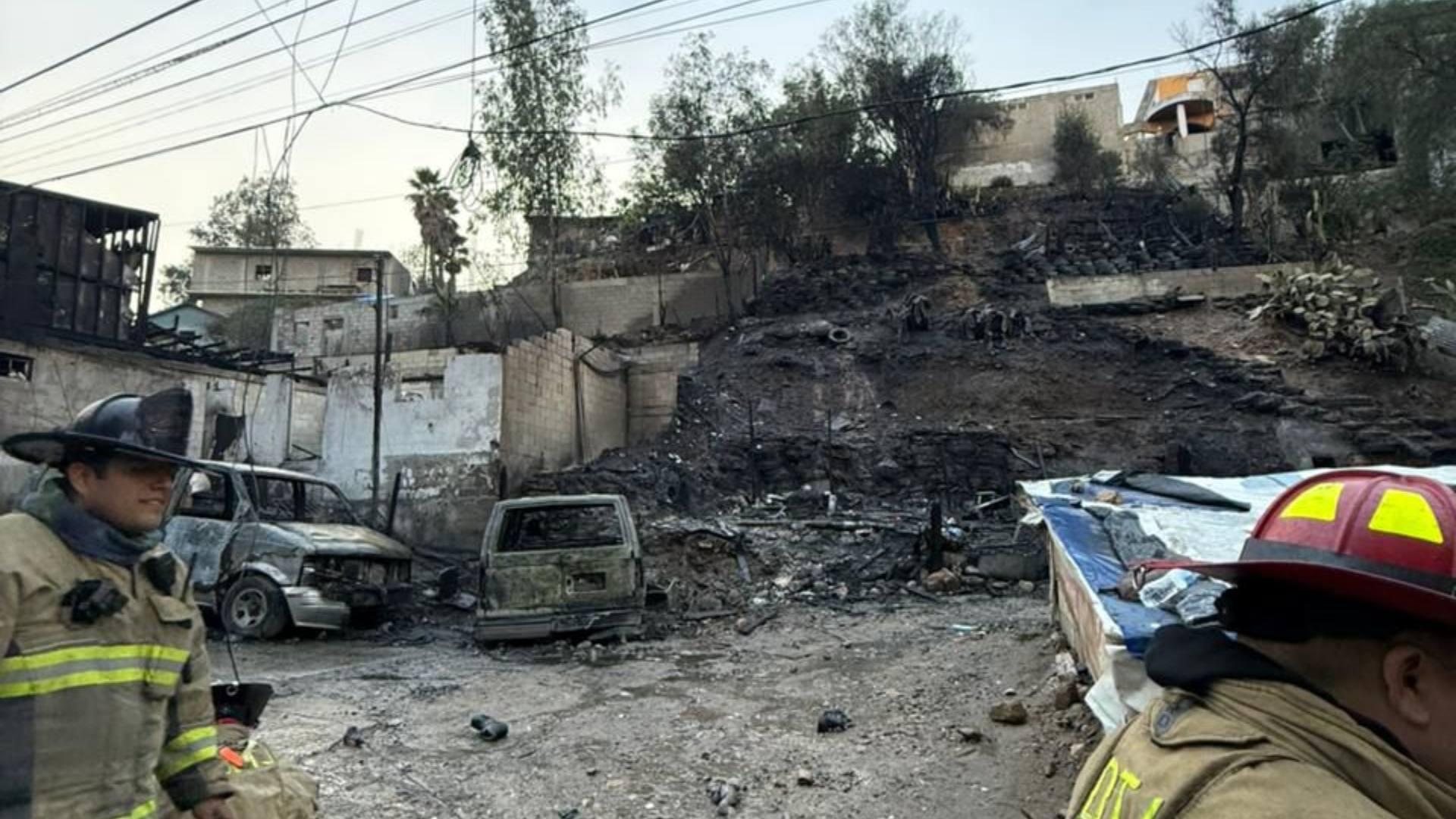 Incendio Consume Cuatro Viviendas en Colonia Leandro Valle, Tijuana ...