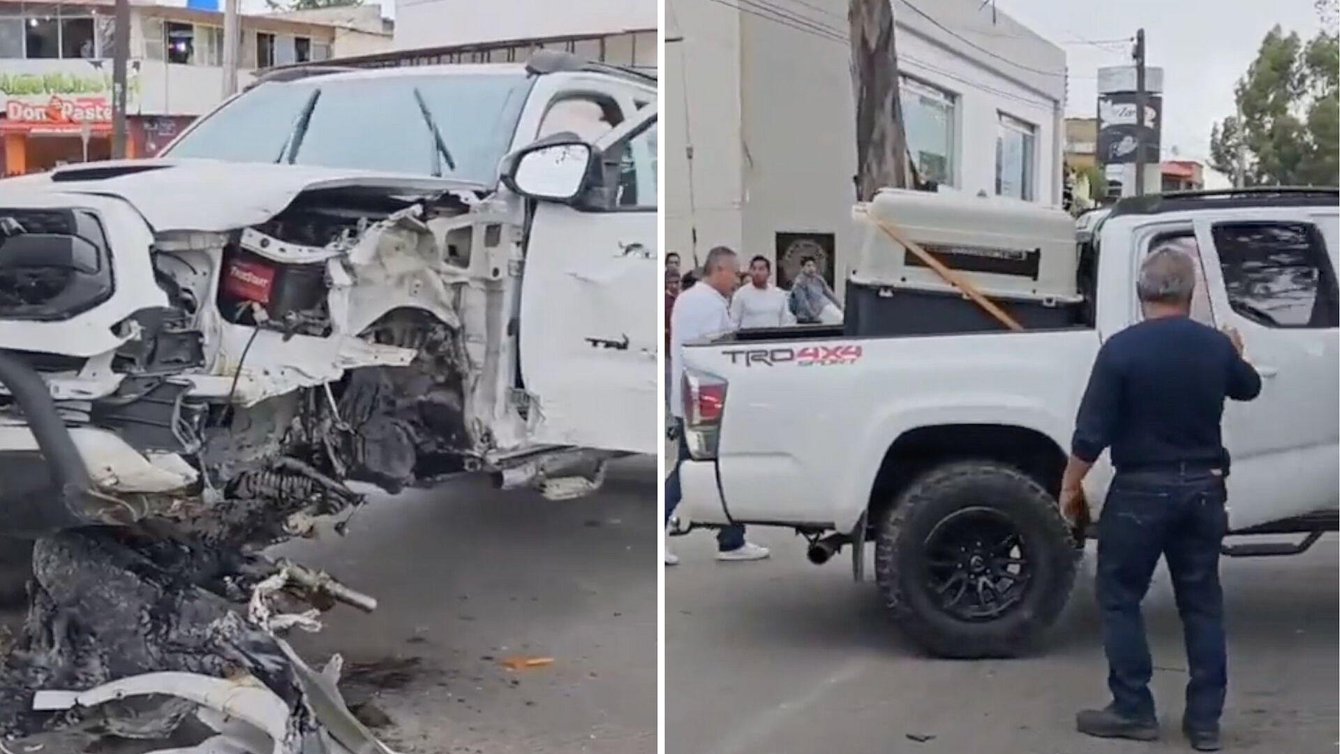 Perdió el Control de su Camioneta y Chocó contra un Árbol | N+