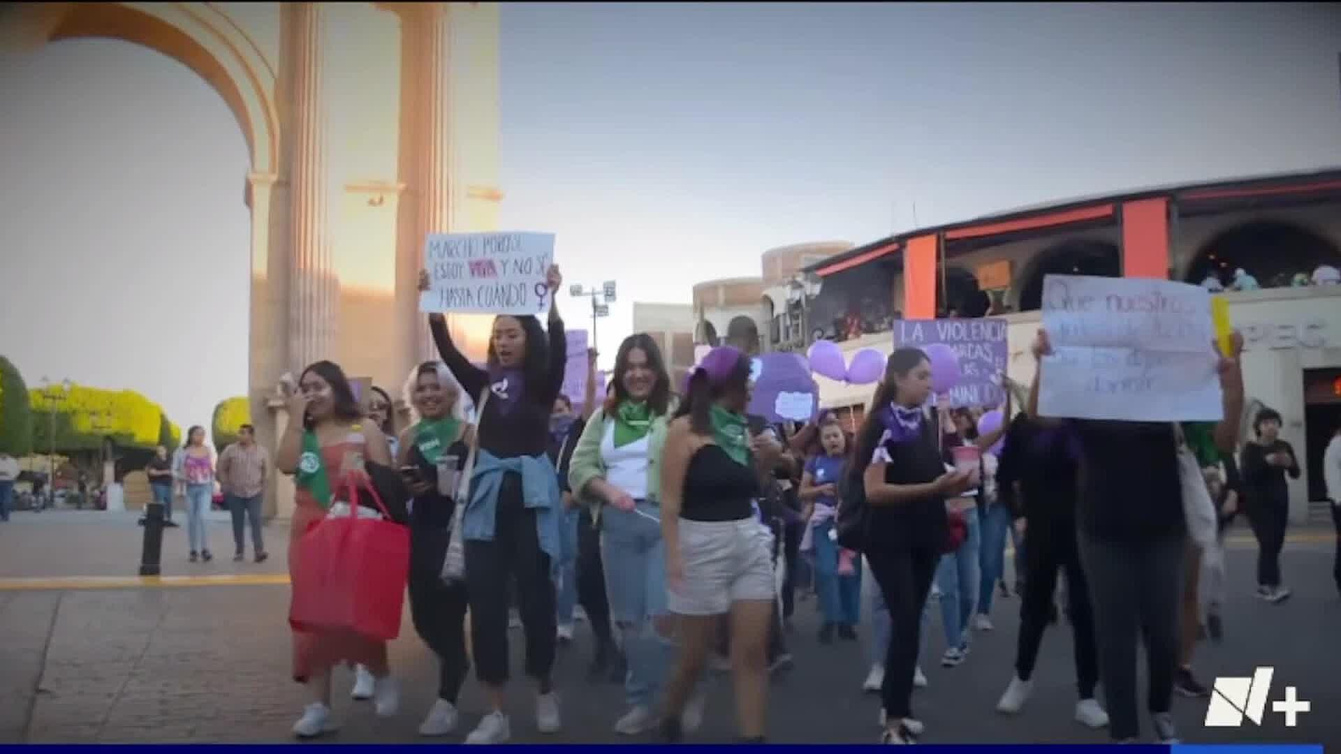 Alzan la Voz y Marcha por el Día de la Violencia Contra las Mujeres | N+
