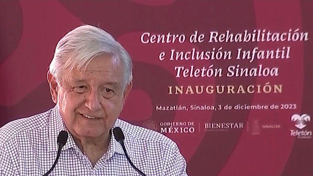 AMLO Inaugura CRIT del Teletón en Mazatlán, Sinaloa | FORO tv en Vivo ...