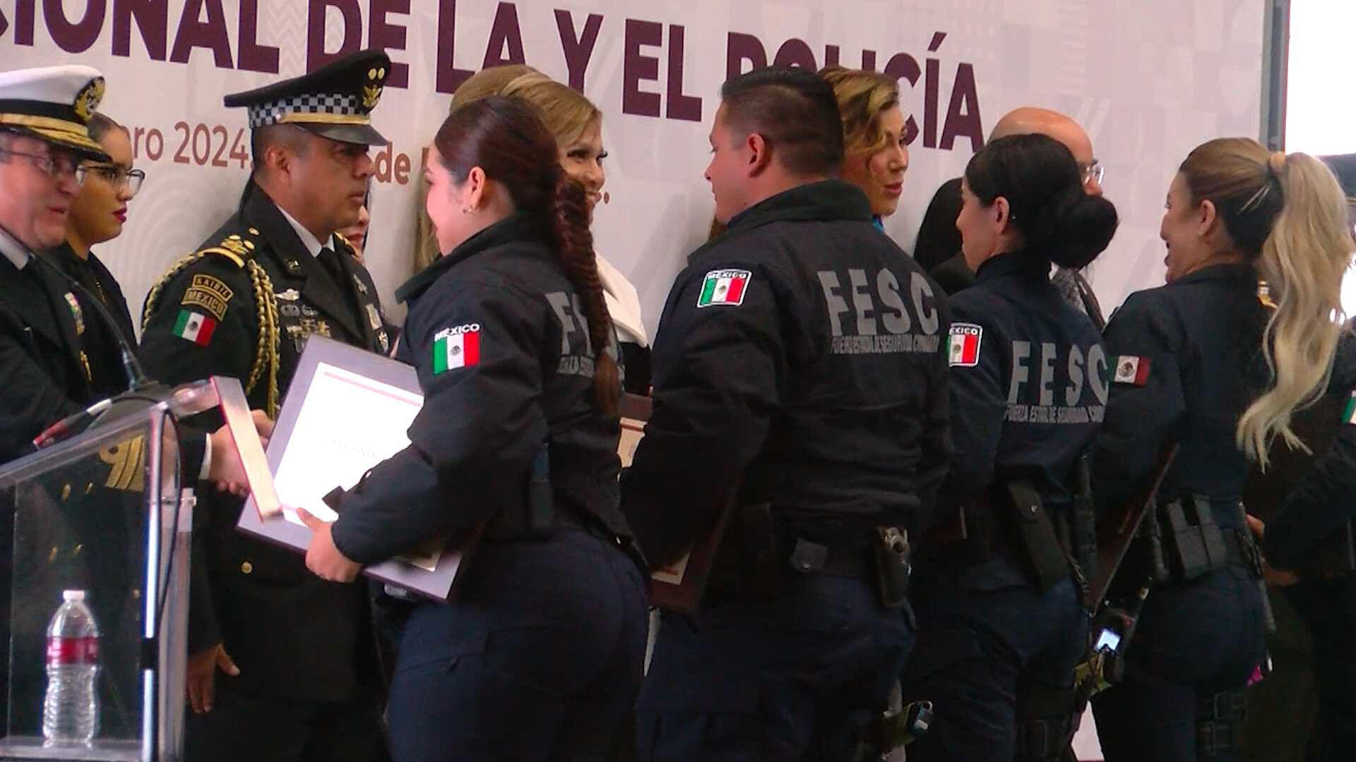 Conmemoran Día Internacional del Policía en Tijuana N+