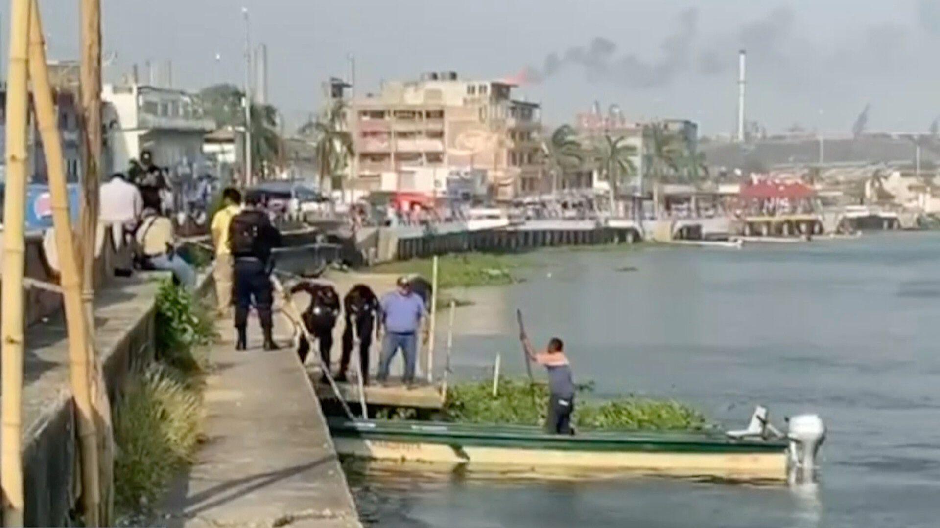 Hallan Cuerpo entre Lirio Acuático del Río Coatzacoalcos en Minatitlán