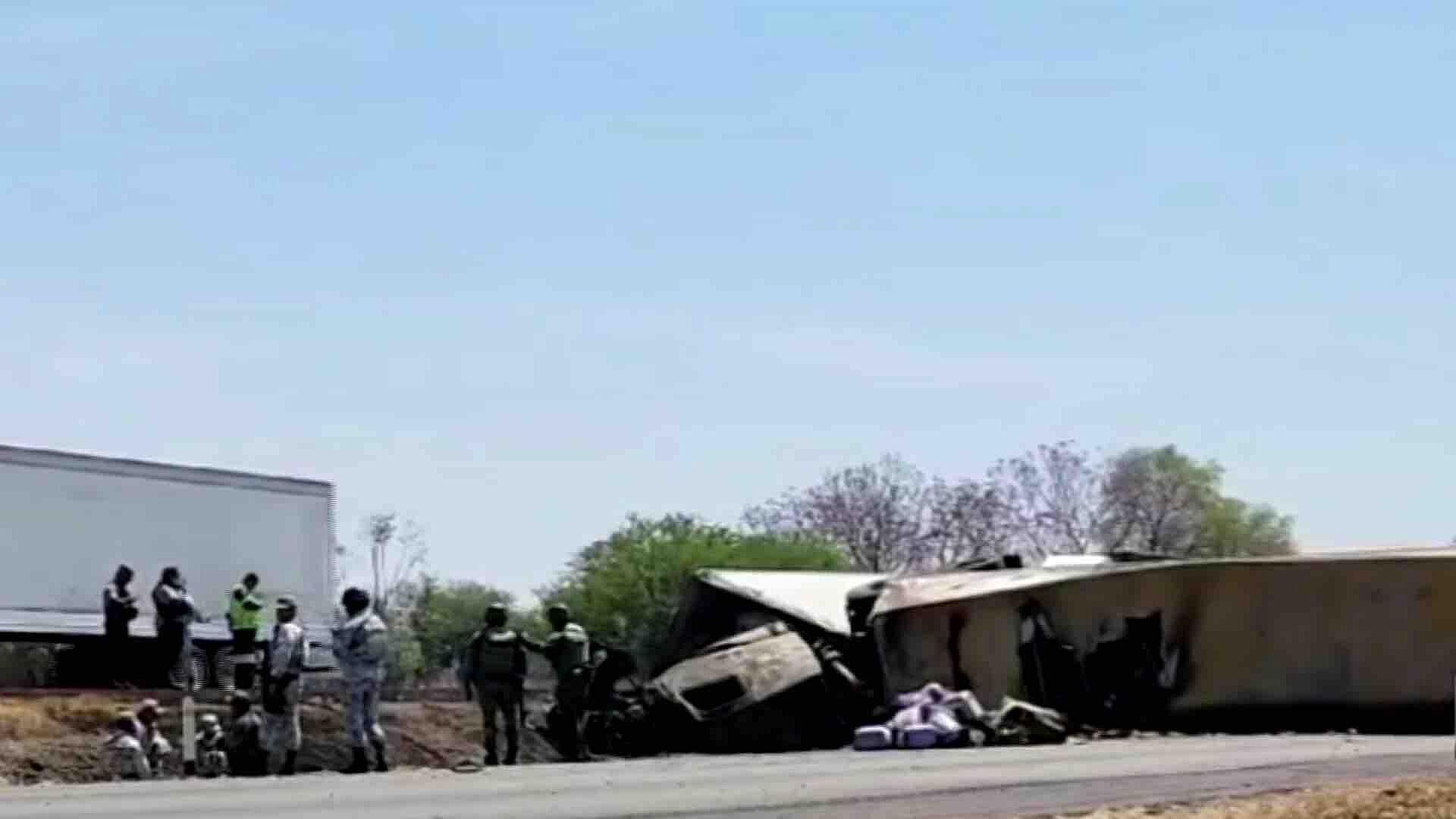 Muere Conductor De Tráiler En Autopista Querétaro Salamanca Asalto