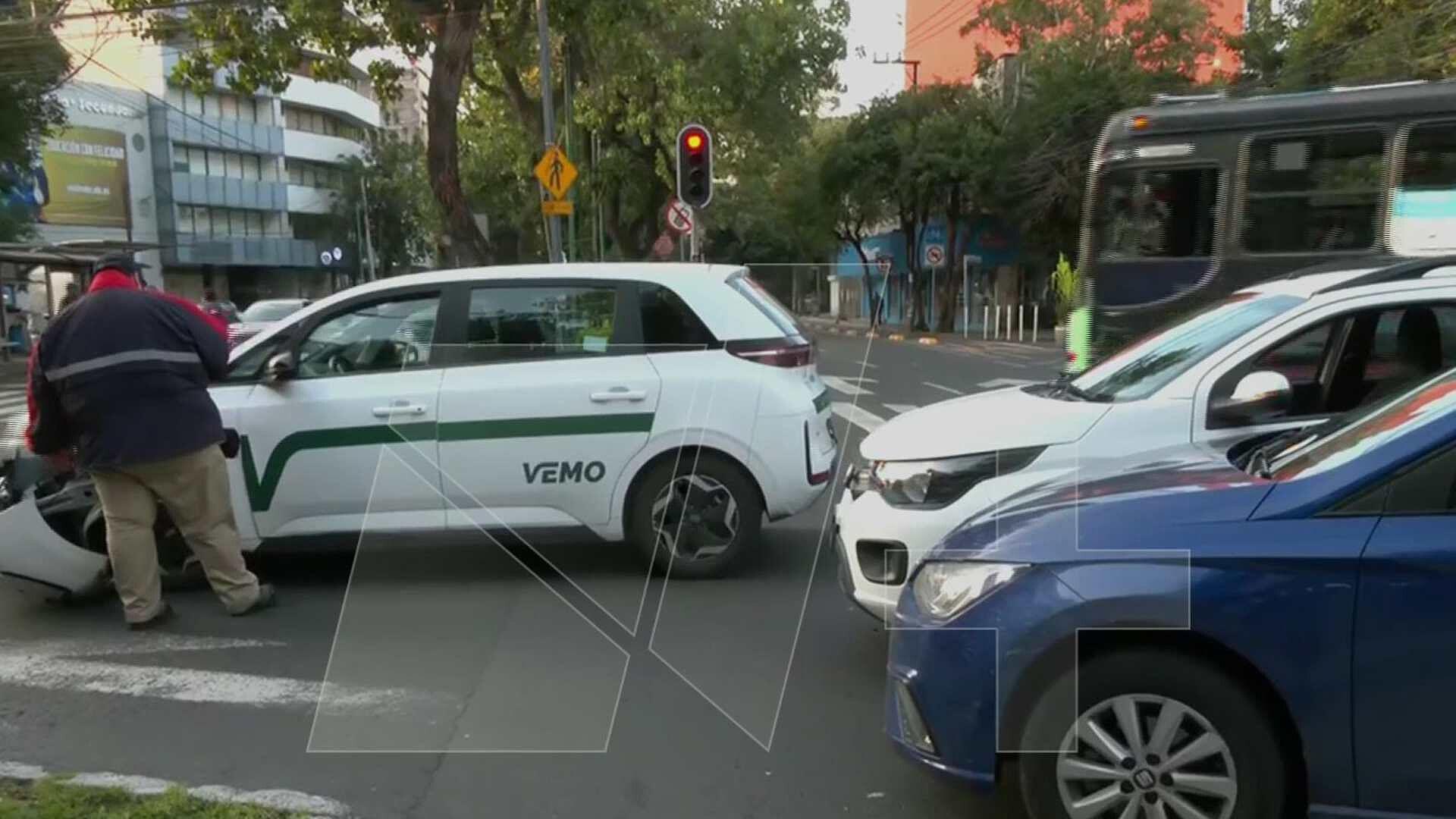 Choque Afecta la Circulación en División del Norte y Xola, en CDMX
