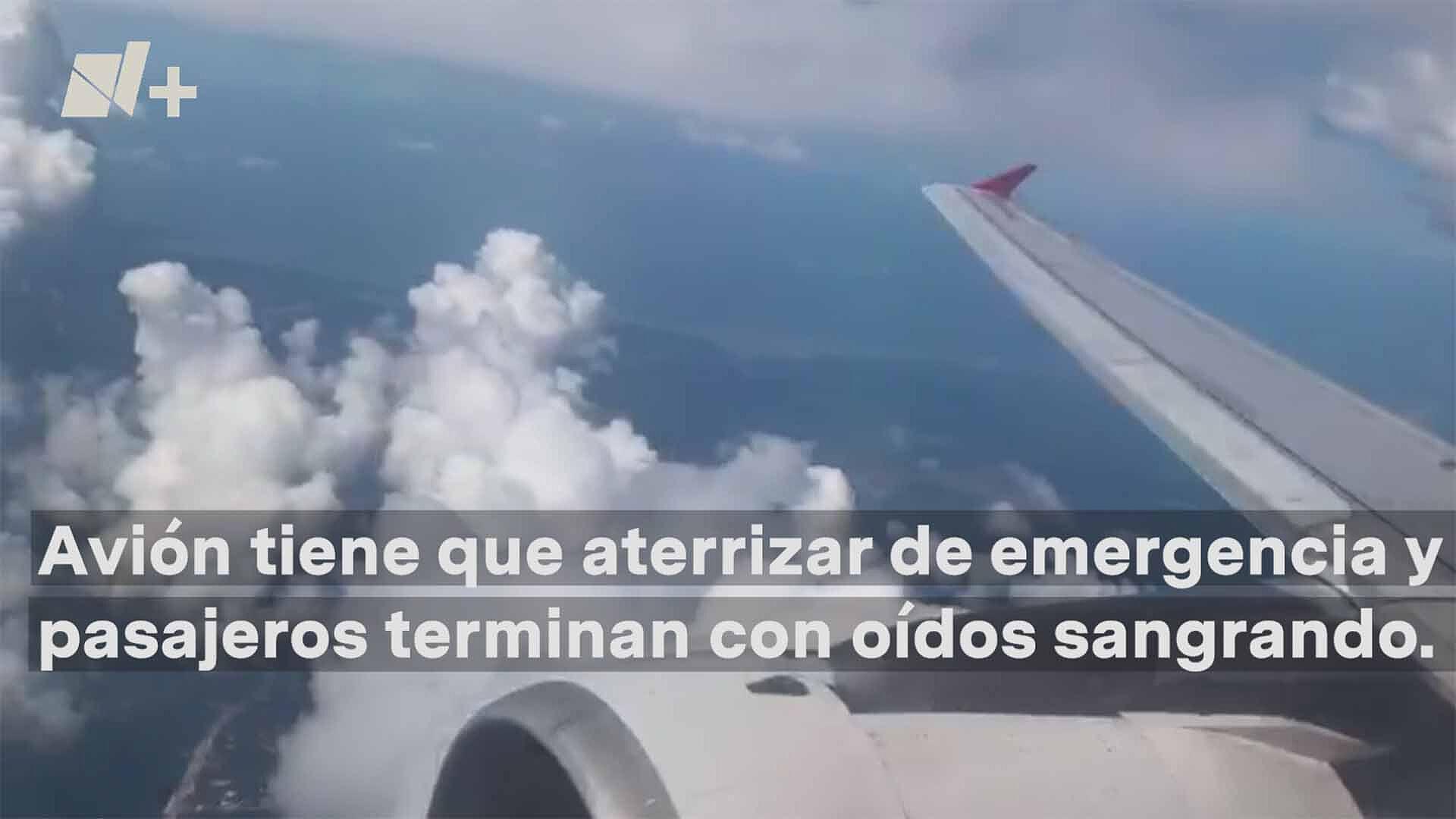 Durante un Vuelo en Estados Unidos, un Avión tuvo que Aterrizar de