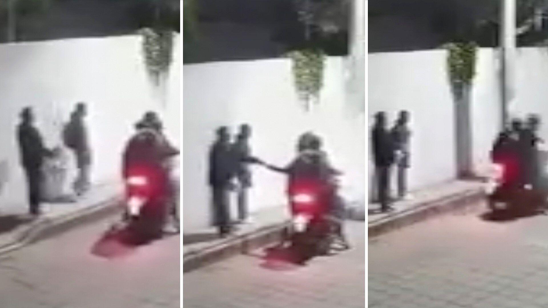 Captan Cómo Delincuentes en Moto Asaltan a Madre e Hijo | N+