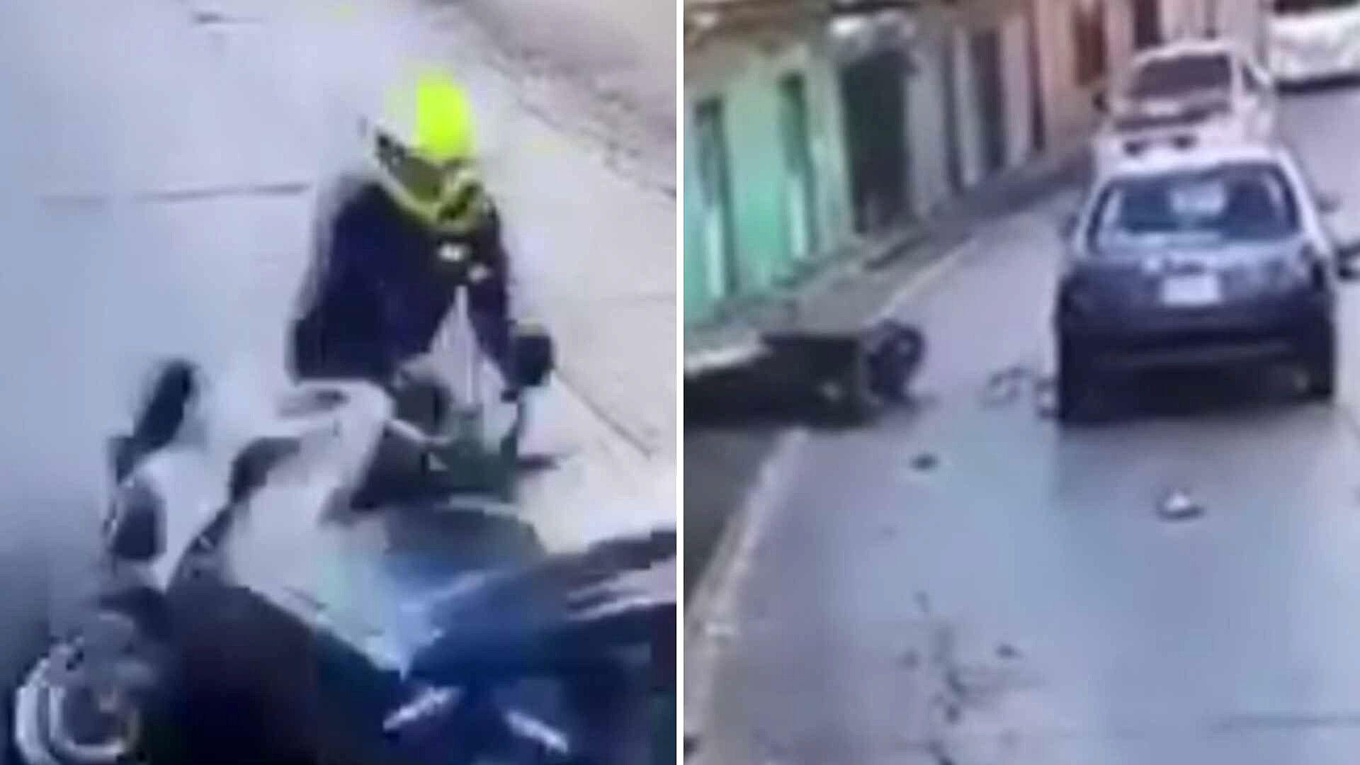 VIDEO: Cámaras de Seguridad Captan Momento en que Auto Embiste a ...