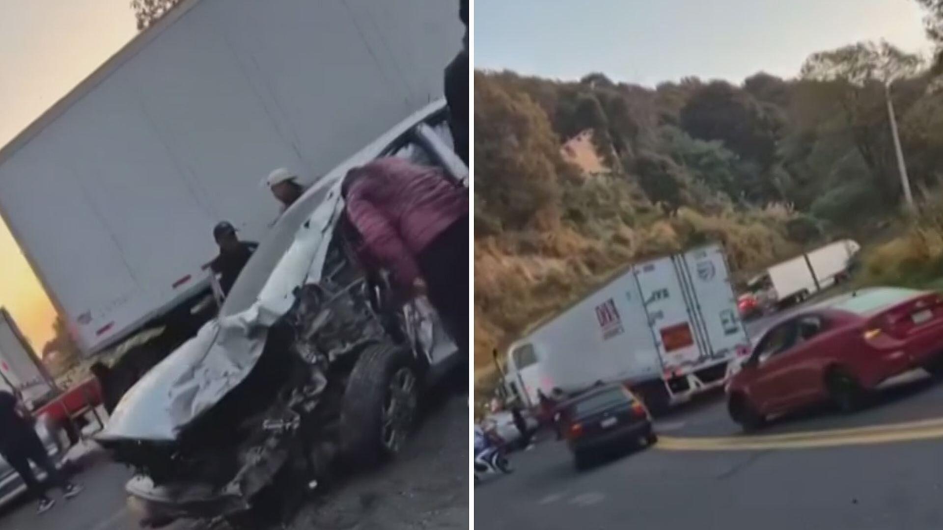 Accidente Hoy en Carretera Naucalpan-Toluca en Edomex; Esto se Sabe ...