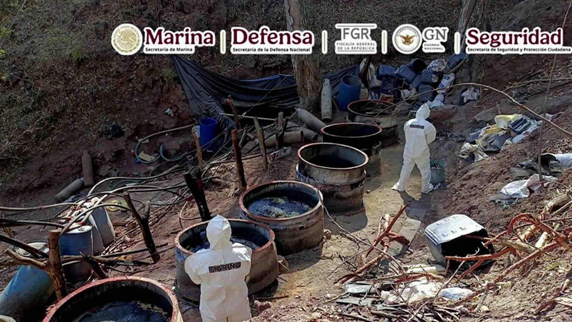 Desmantelan 5 Laboratorios en Jalisco, Nayarit y Sinaloa; Golpe de 650 MDP  al Narco