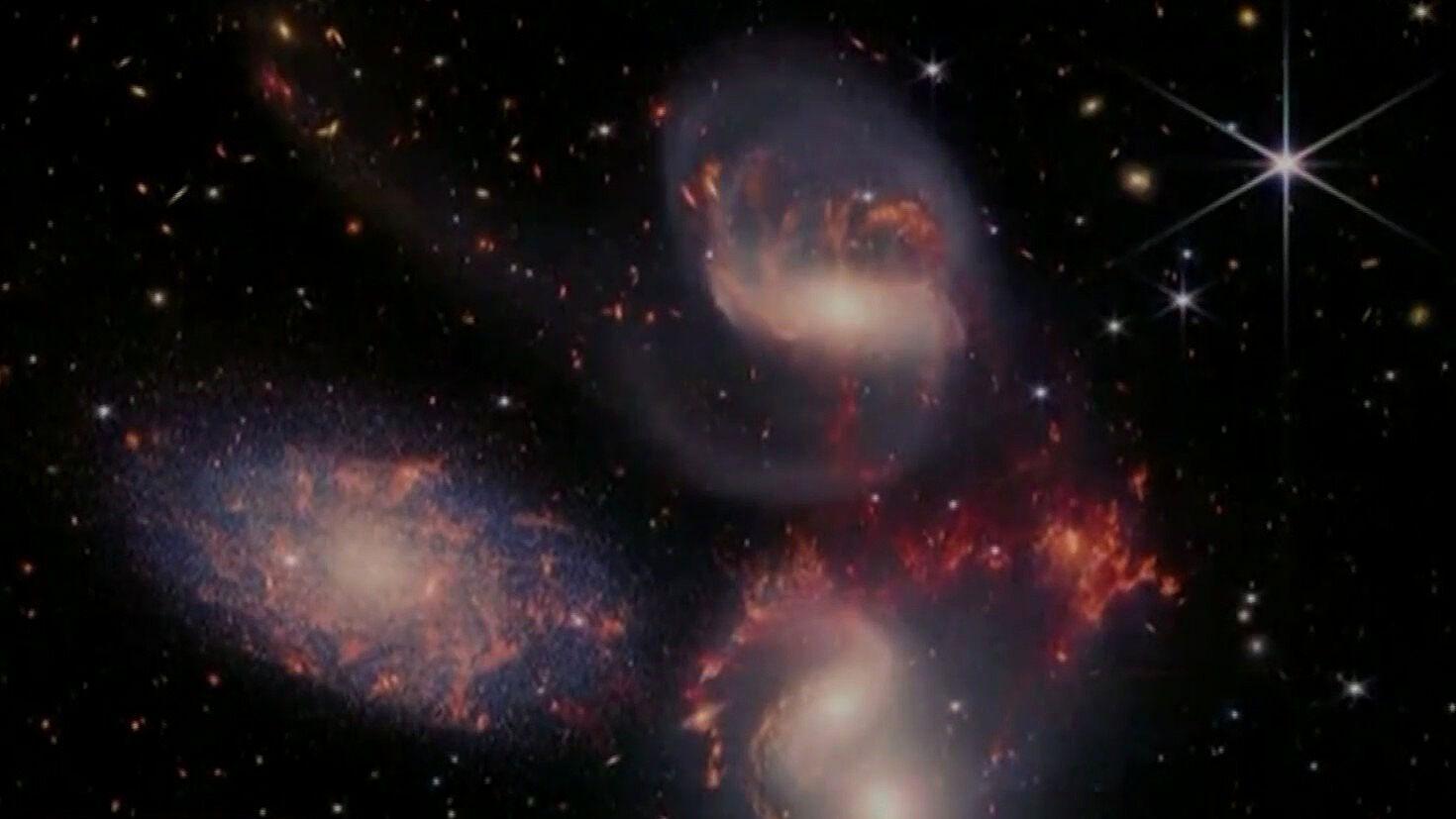 La NASA presenta nuevas imágenes tomadas por el telescopio James Webb