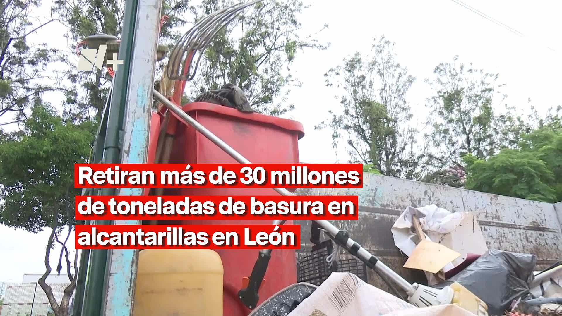 Basura en alcantarillas provoca inundaciones en León | N+
