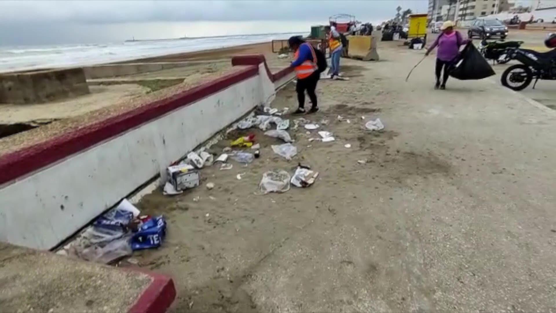 Recogen 12 Toneladas de Basura en la Playa tras Semana Santa | N+