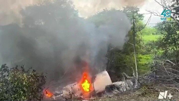 Se Incendia Pipa en Autopista Veracruz Córdoba N